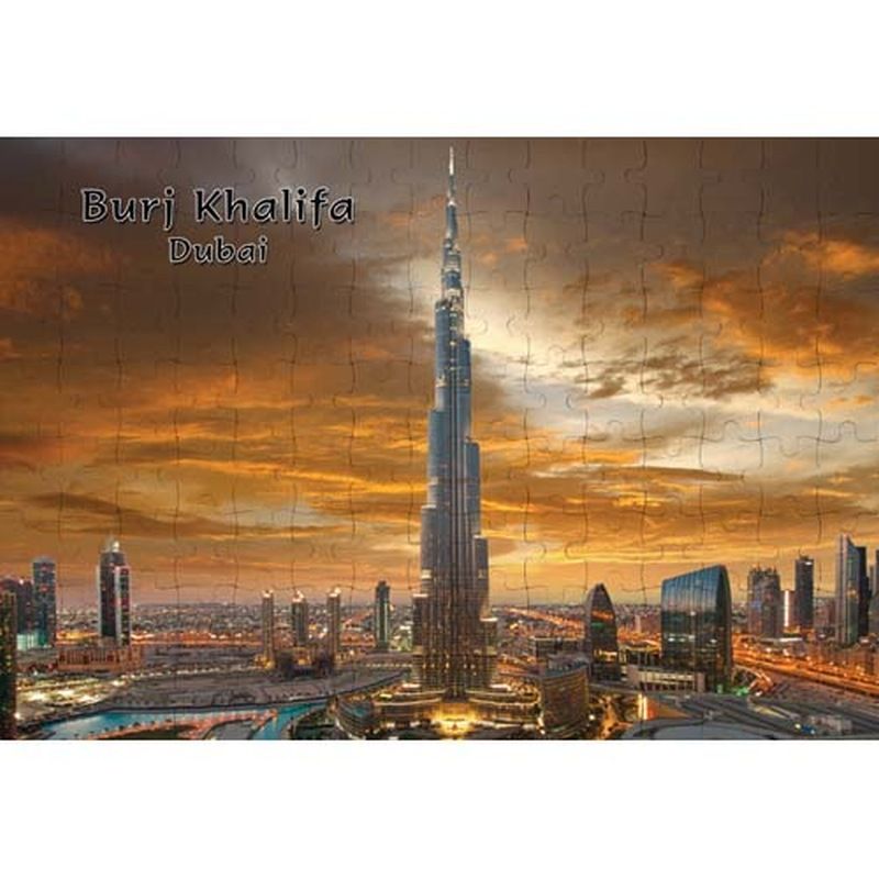 Ajooba - Dubai Souvenir Puzzle Burj Khalifa 0044