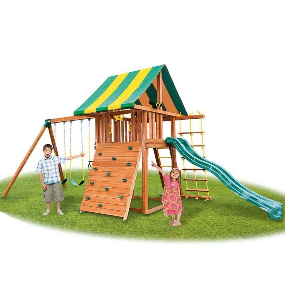 Eastern Jungle Gym - Dream Swing Set With Monkey Bars & Picnic