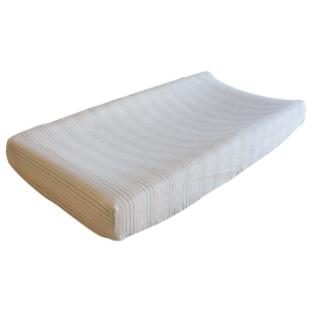 Mushie - Changing Pad Cover - Retro Stripes