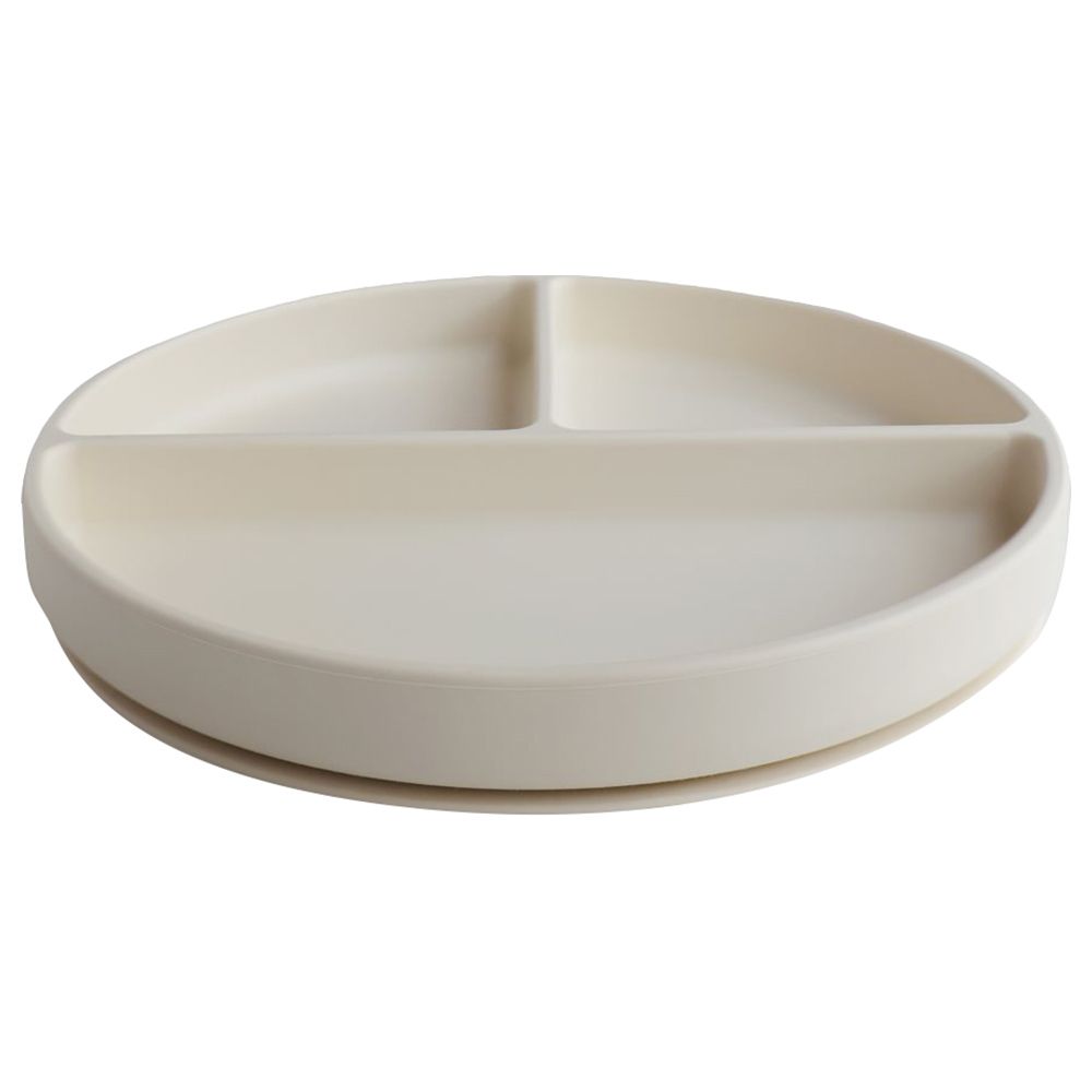 Mushie - Silicone Plate - Ivory