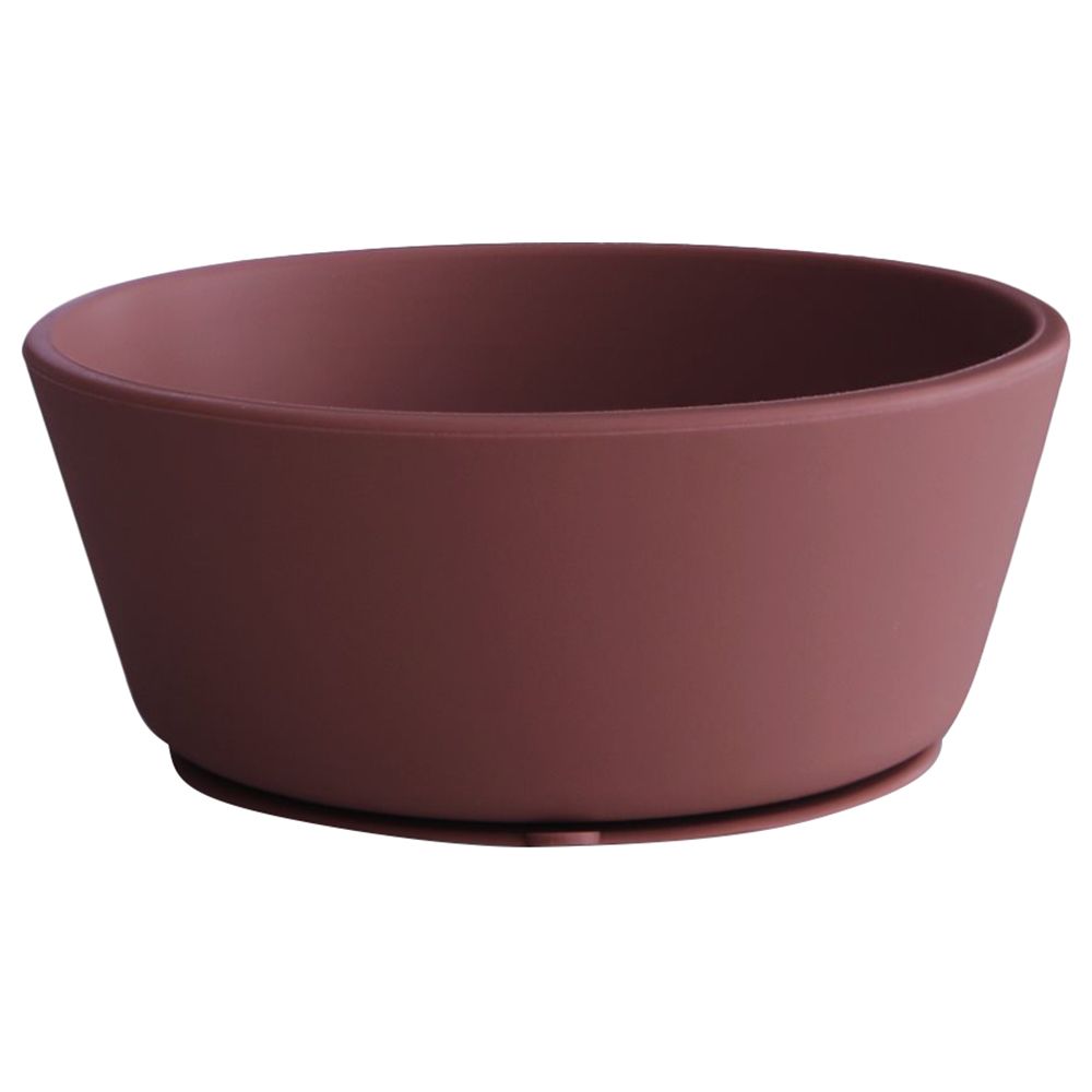 Mushie - Silicone Bowl - Woodchuck