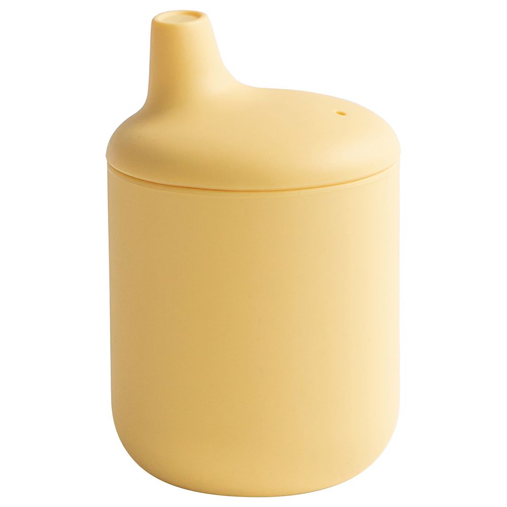 Mushie - Silicone Sippy Cup Pale - Daffodil