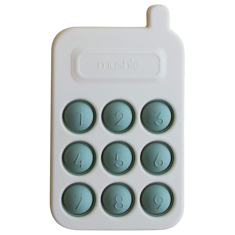 Mushie - Phone Press Toy - Cambridge Blue