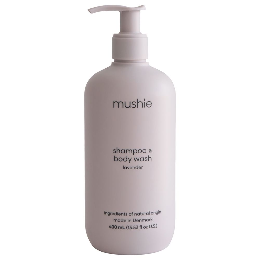 Mushie - Baby Shampoo & Body Wash - Lavender - 400ml