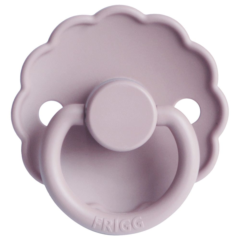 Frigg - S2 Daisy Silicone Pacifier - 6-18 Months - Soft Lilac