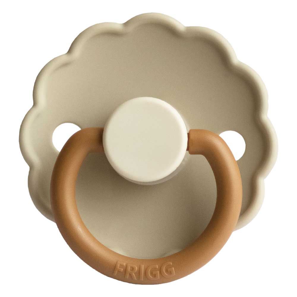 Frigg - Daisy Block Silicone Pacifier 6-18M S2 - Desert 