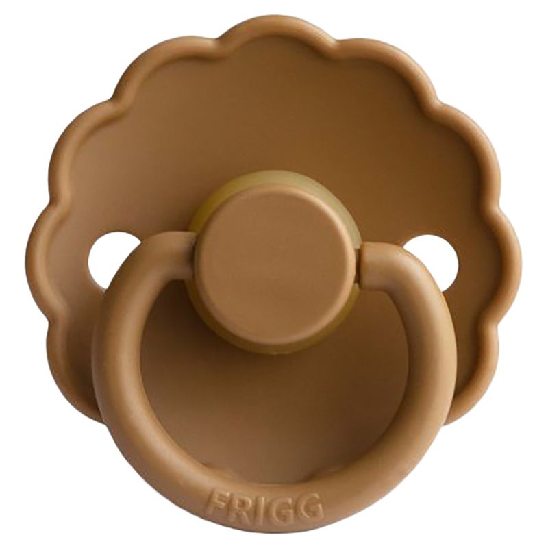 FRIGG - Daisy Latex Pacifier 0-6M S1 - Cappuccino