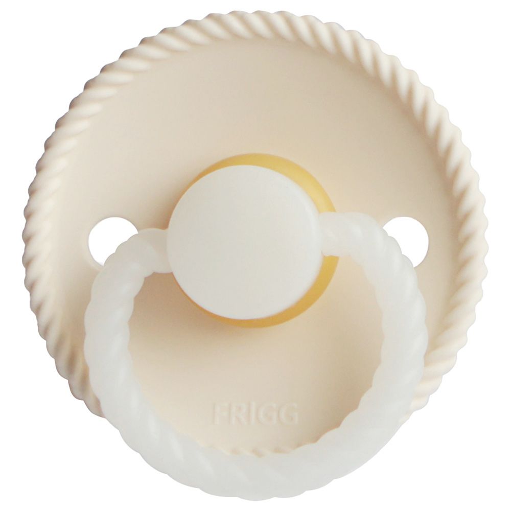 Frigg - Rope Latex Pacifier 0-6M S1 - Cream Night