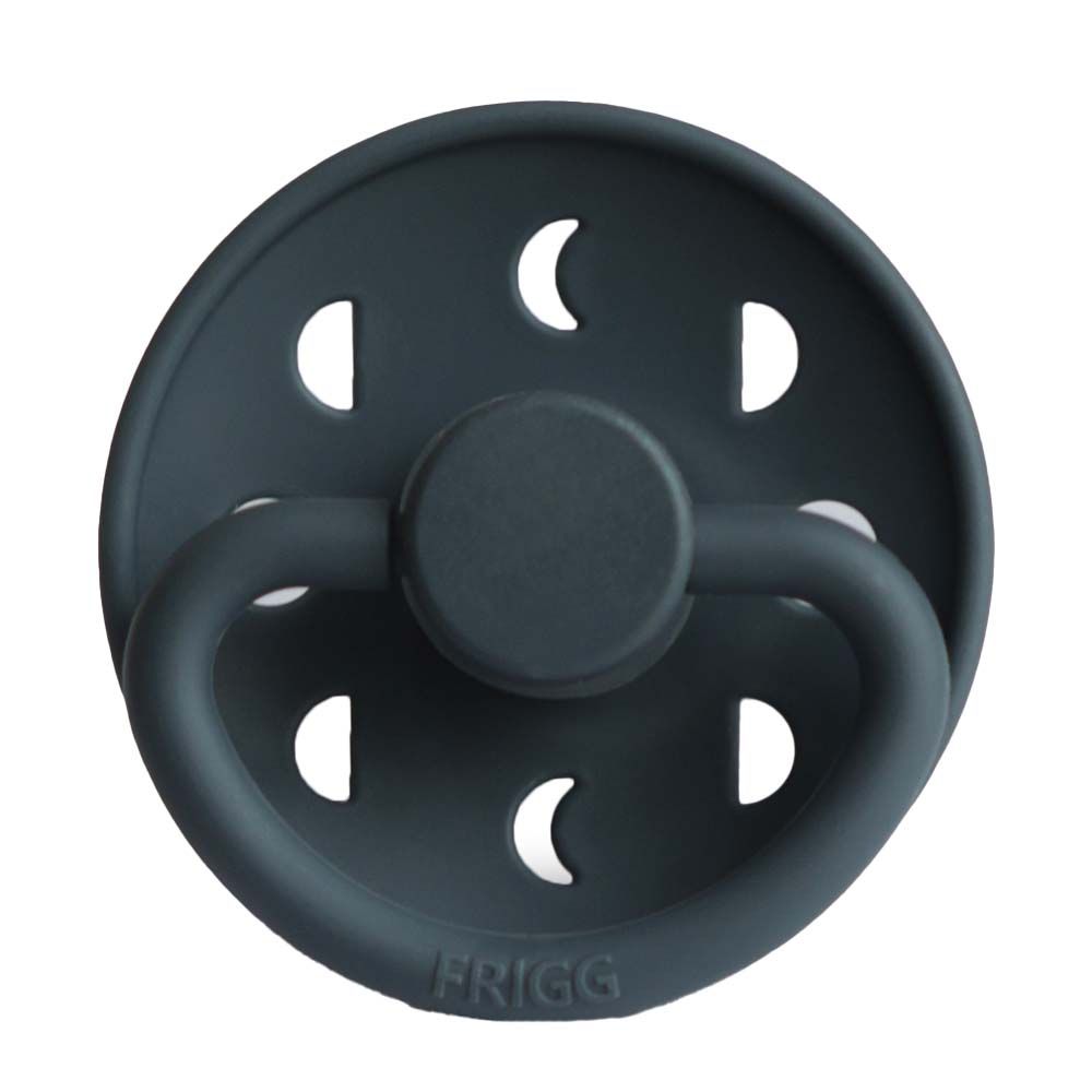 Frigg - Moon Phase Silicone Pacifier 0-6M S1 - Slate 