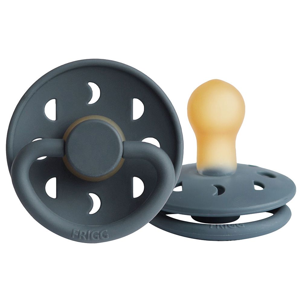 FRIGG - Moon Phase Latex Pacifier 6-18M S2 - Slate