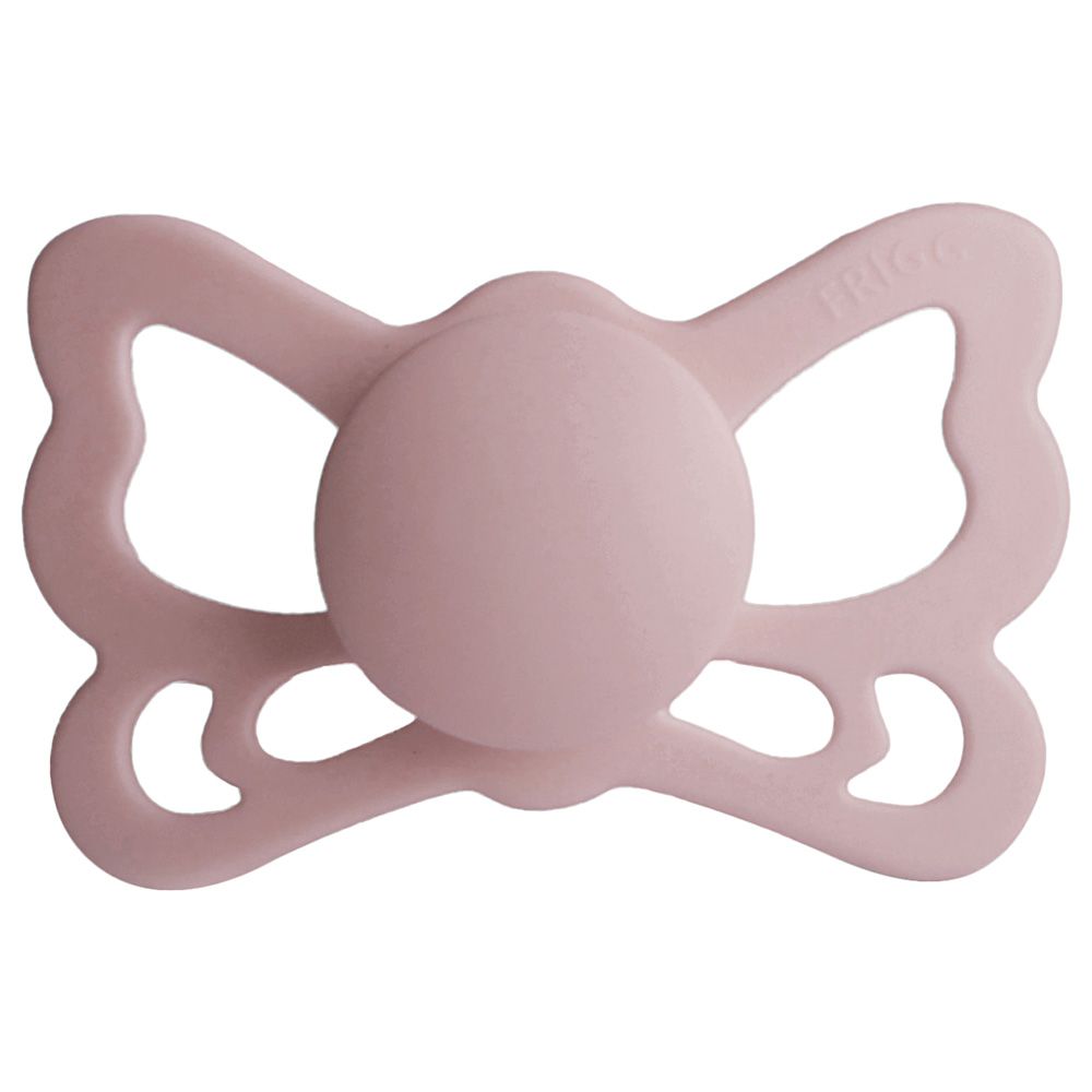 Frigg - Butterfly Anatomical Silicone Pacifier 6-18M S2 - Blush