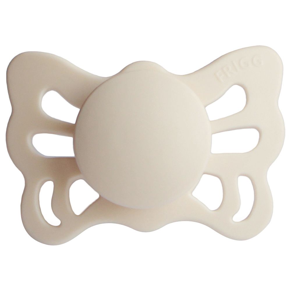 Frigg - Butterfly Anatomical Silicone Pacifier 0-6M S1 - Cream