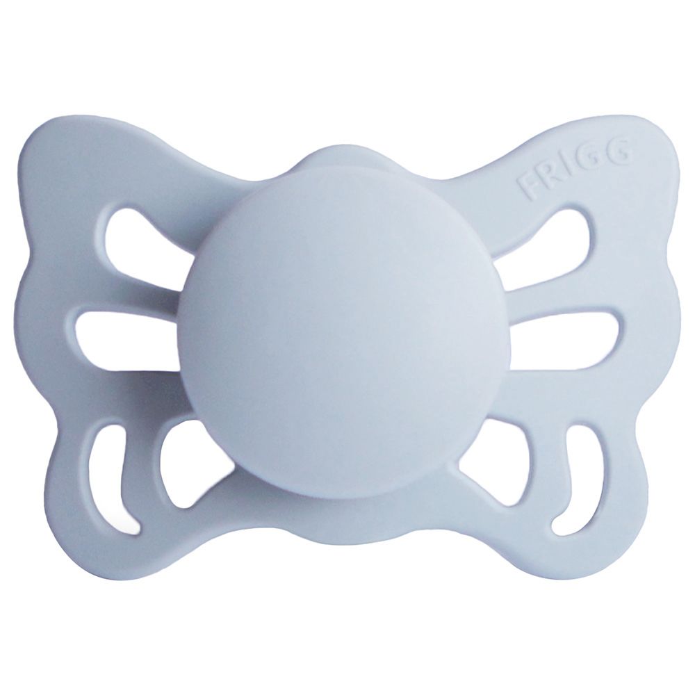 Frigg - Butterfly Anatomical Silicone Pacifier 0-6M S1 - Powder Blue