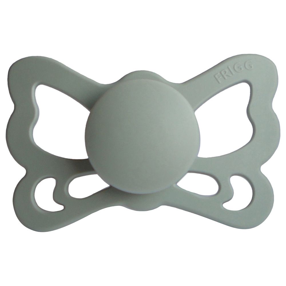 Frigg - Butterfly Anatomical Silicone Pacifier 6-18M S2 - Sage