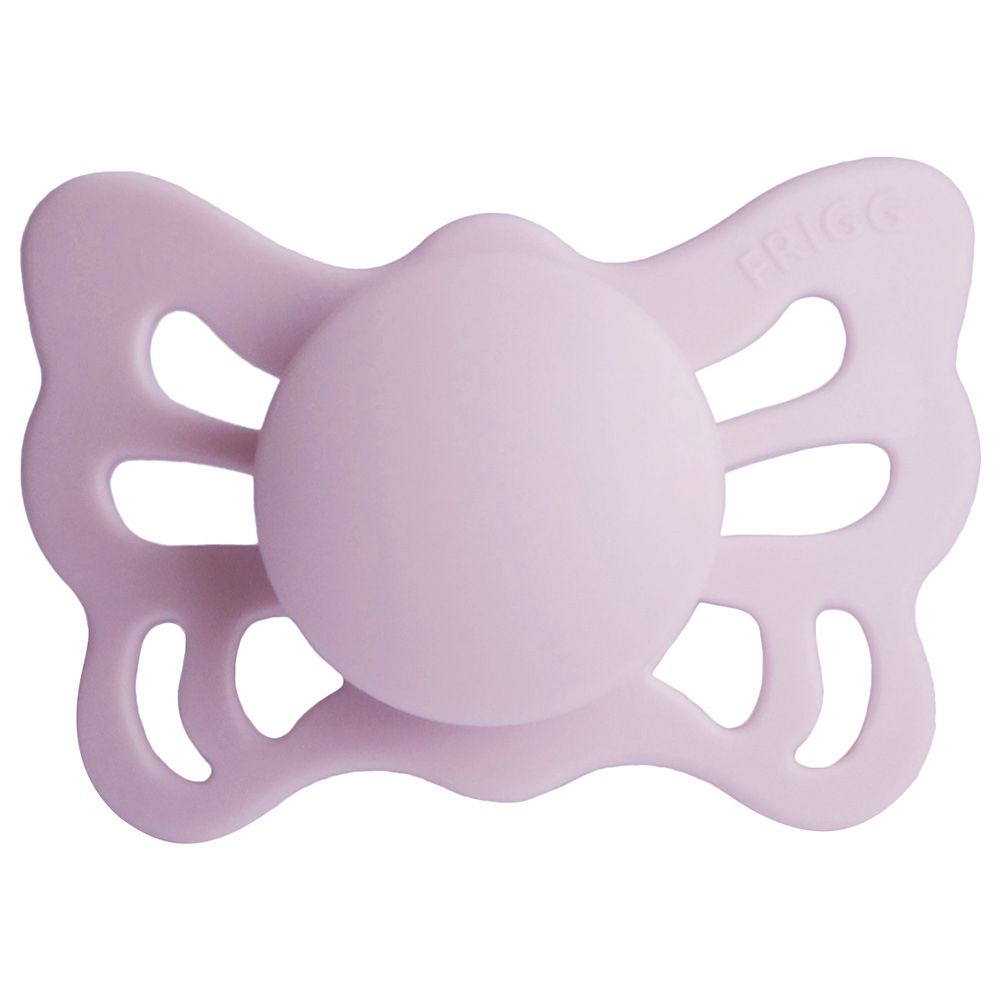 Frigg - Butterfly Anatomical Silicone Pacifier 0-6M S1 - Soft Lilac