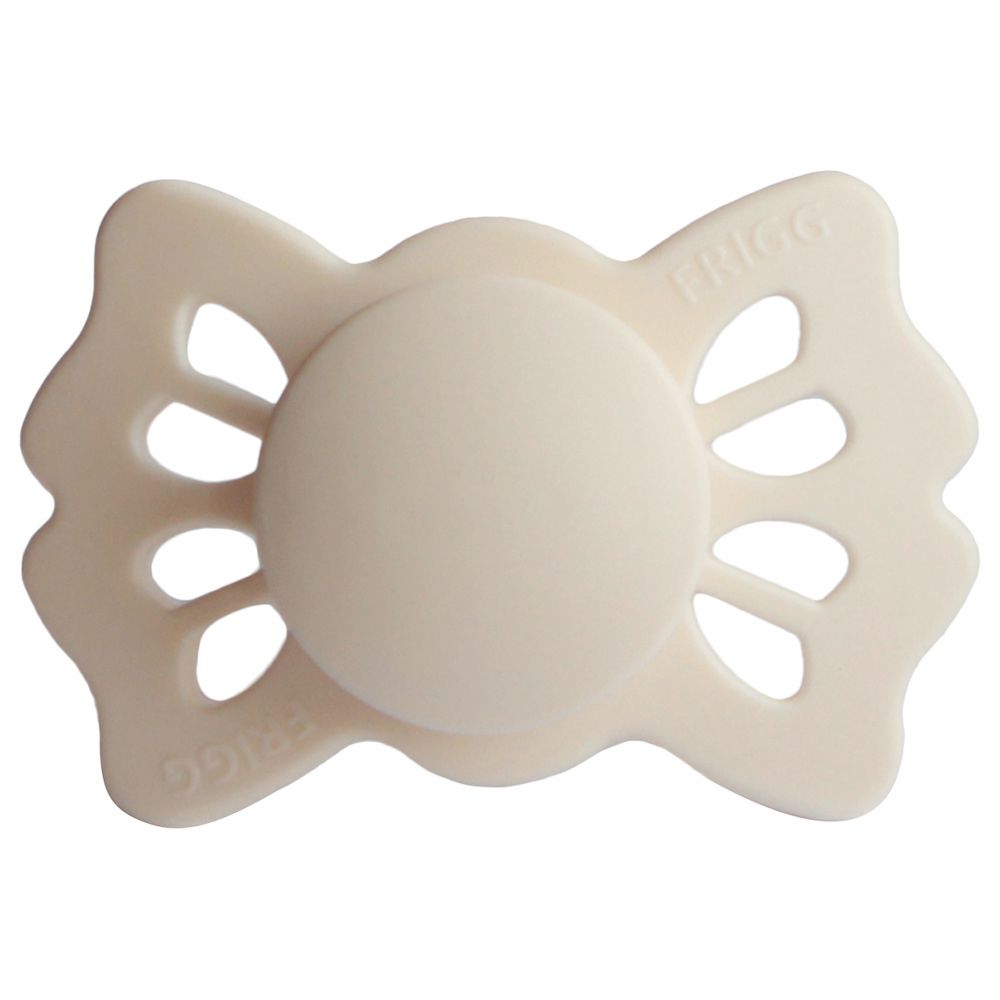 Frigg - Lucky Symmetrical Silicone Pacifier 0-6M S1 - Cream