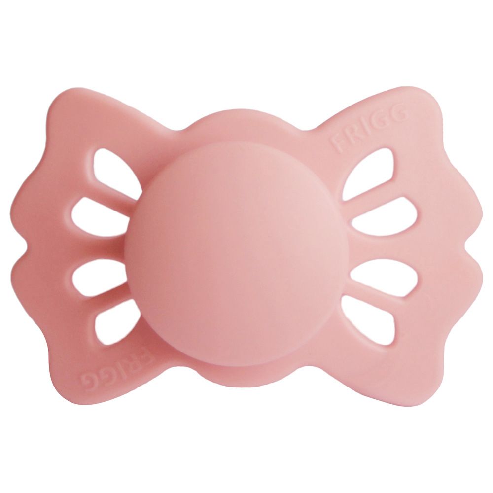 Frigg - Lucky Symmetrical Silicone Pacifier 0-6M S1 - Pretty In Peach