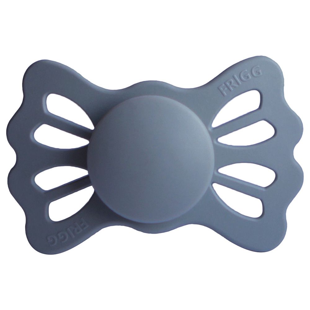 Frigg - Lucky Symmetrical Silicone Pacifier 6-18M S2 - Slate