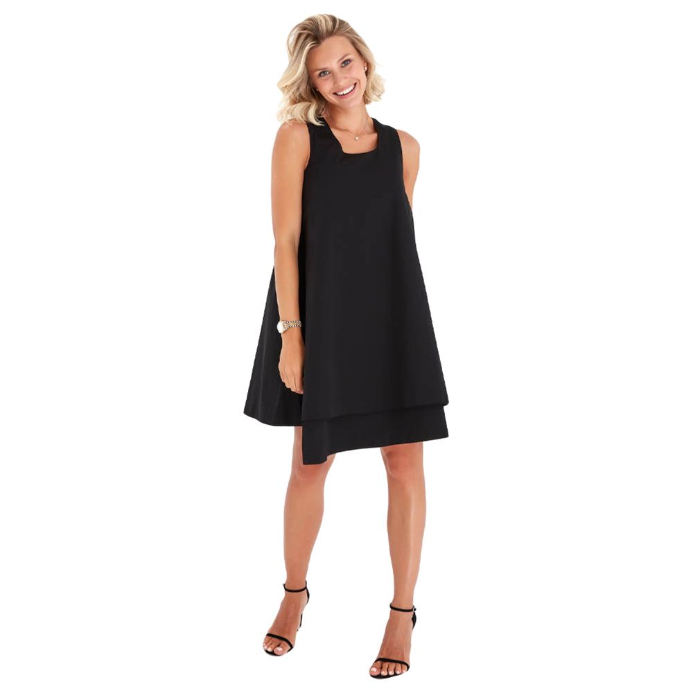 Accouchee - Amaze Mom Friendly Cotton Dress - Black