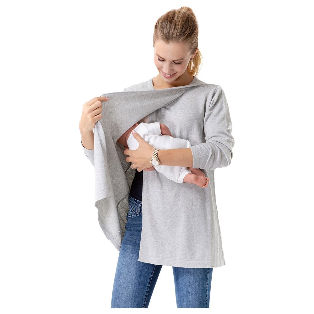 Accouchee - Elegant Knitwear for Pregnancy & Nursing Grey