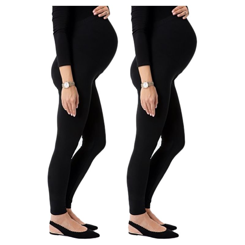 Accouchee - Easy Bottom Legging Twin Set 1 - Black