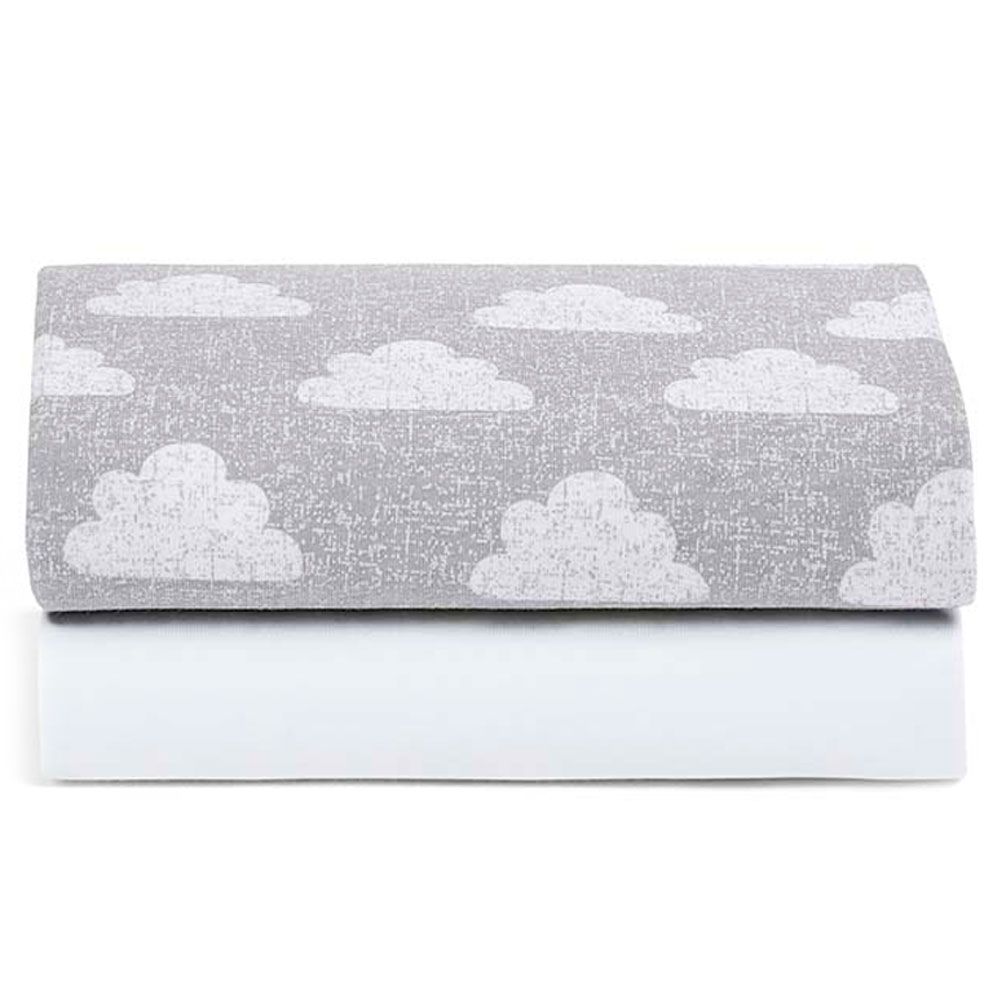 Snuz - SnuzPod Crib Fitted Sheets Pack of 2 - Cloud Nine