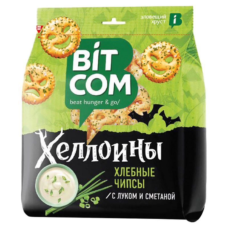 Bitcom - Helloiny Bread Chips w/ Onion & Sour Cream - 150g