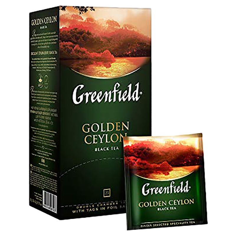 Greenfield - Ceylon Black Teabags - Pack of 25 - 2g