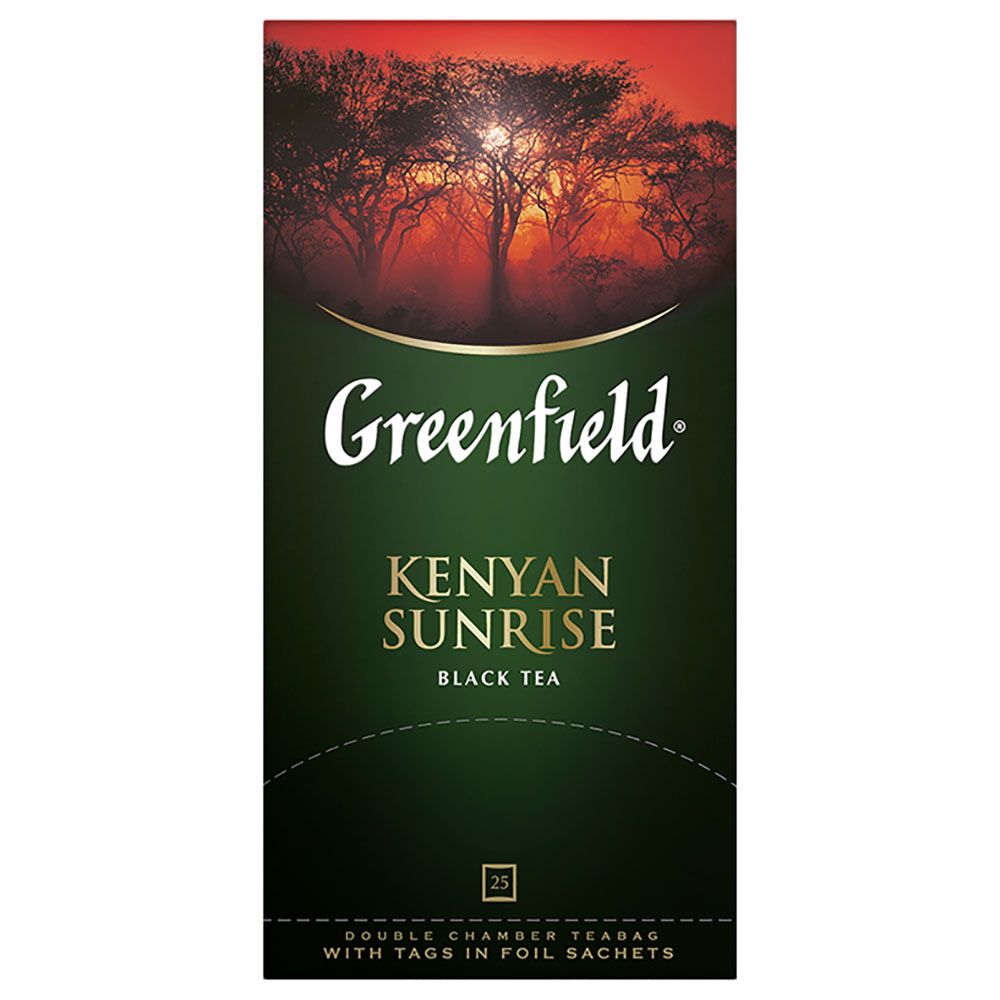 Greenfield - Kenyan Black Teabags - Pack of 25 - 2g