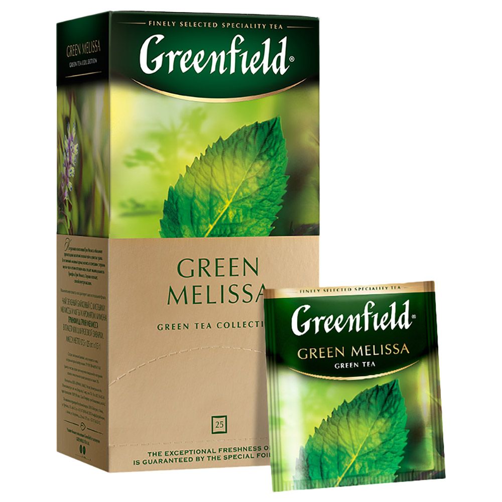 Greenfield - Green Melissa Teabags - Pack of 25 - 2g