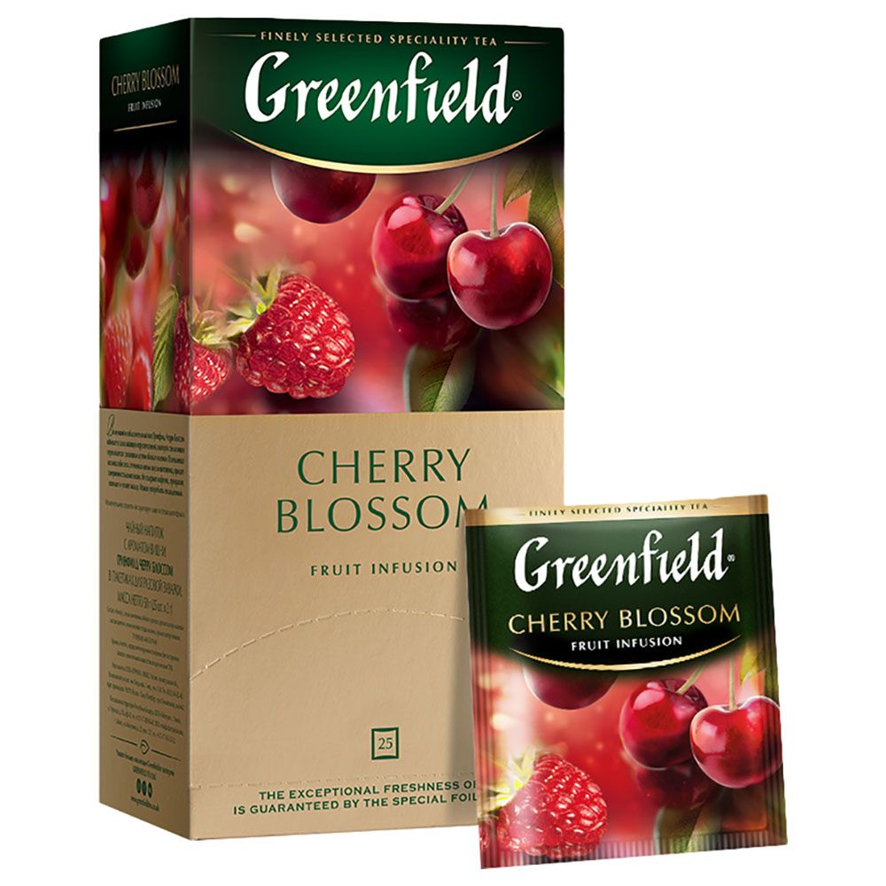 Greenfield - Cherry Blossom Teabag - Pack of 25 - 2g