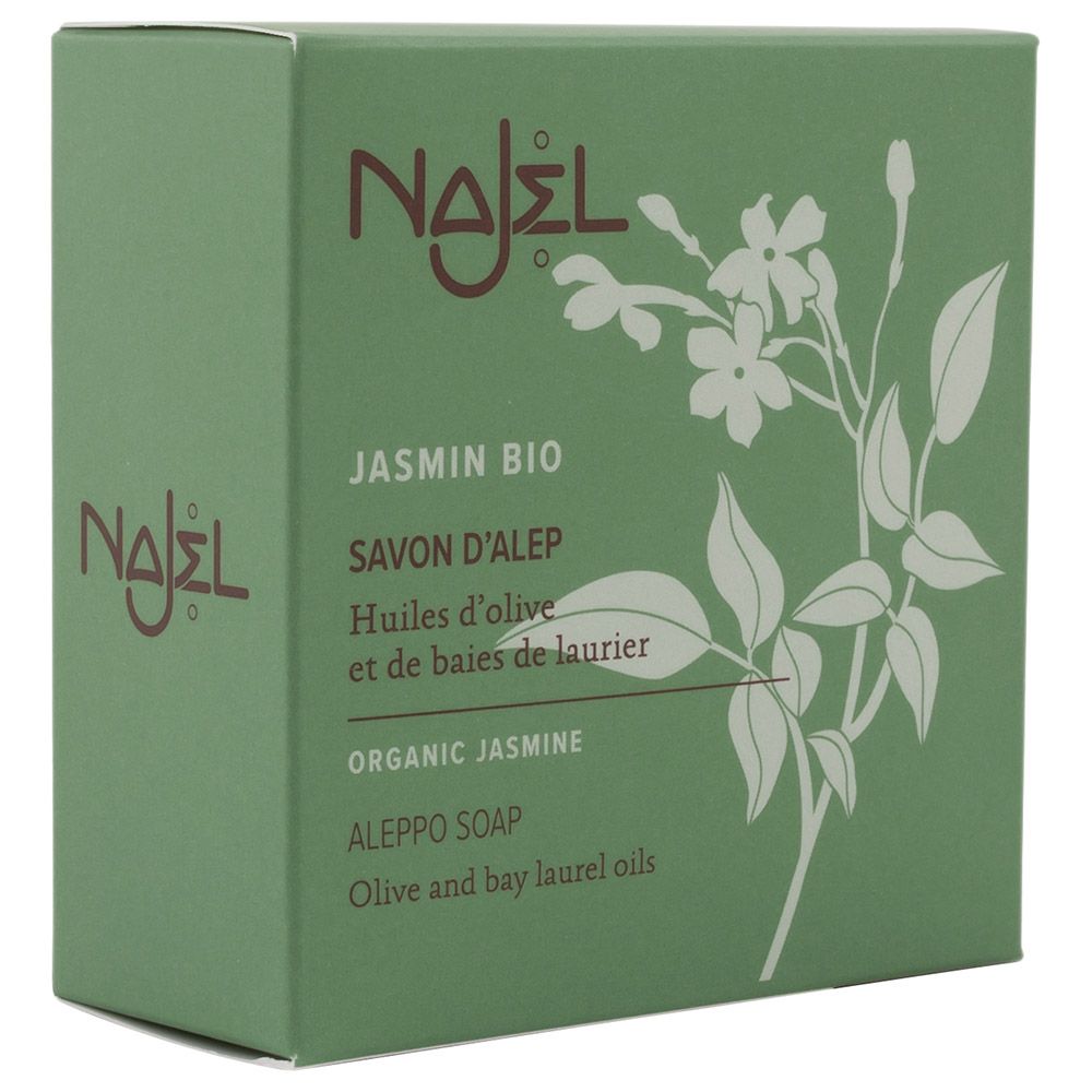 Najel Organic Skincare - Aleppo Soap Organic Jasmine 100g