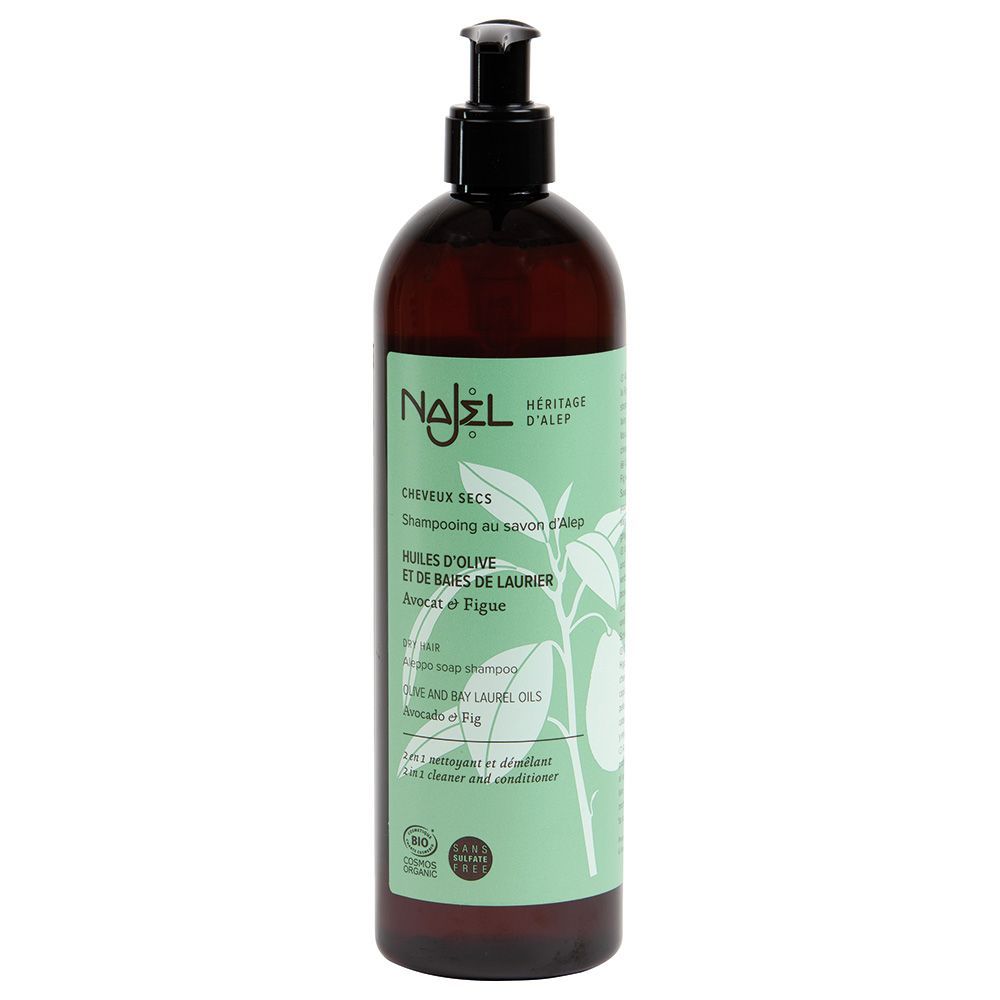 Najel Organic Skincare - Aleppo Soap Shampoo Dry Hair 500ml