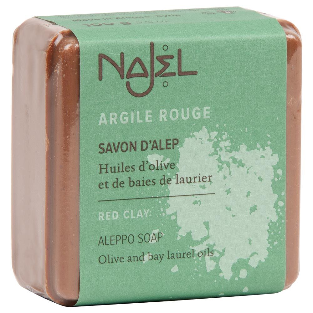 Najel Organic Skincare - Aleppo Soap Red Clay 100g