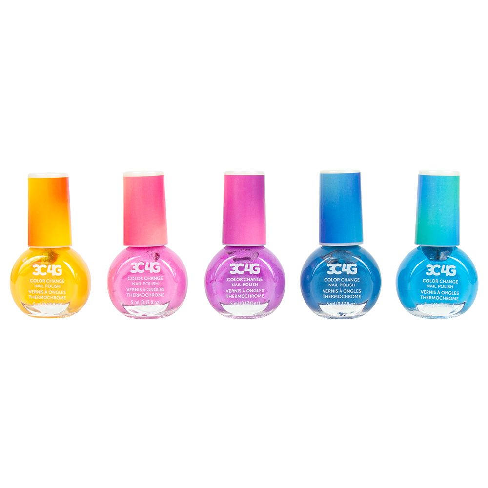 3C4G - Color Changing Nail Polish 5pcs