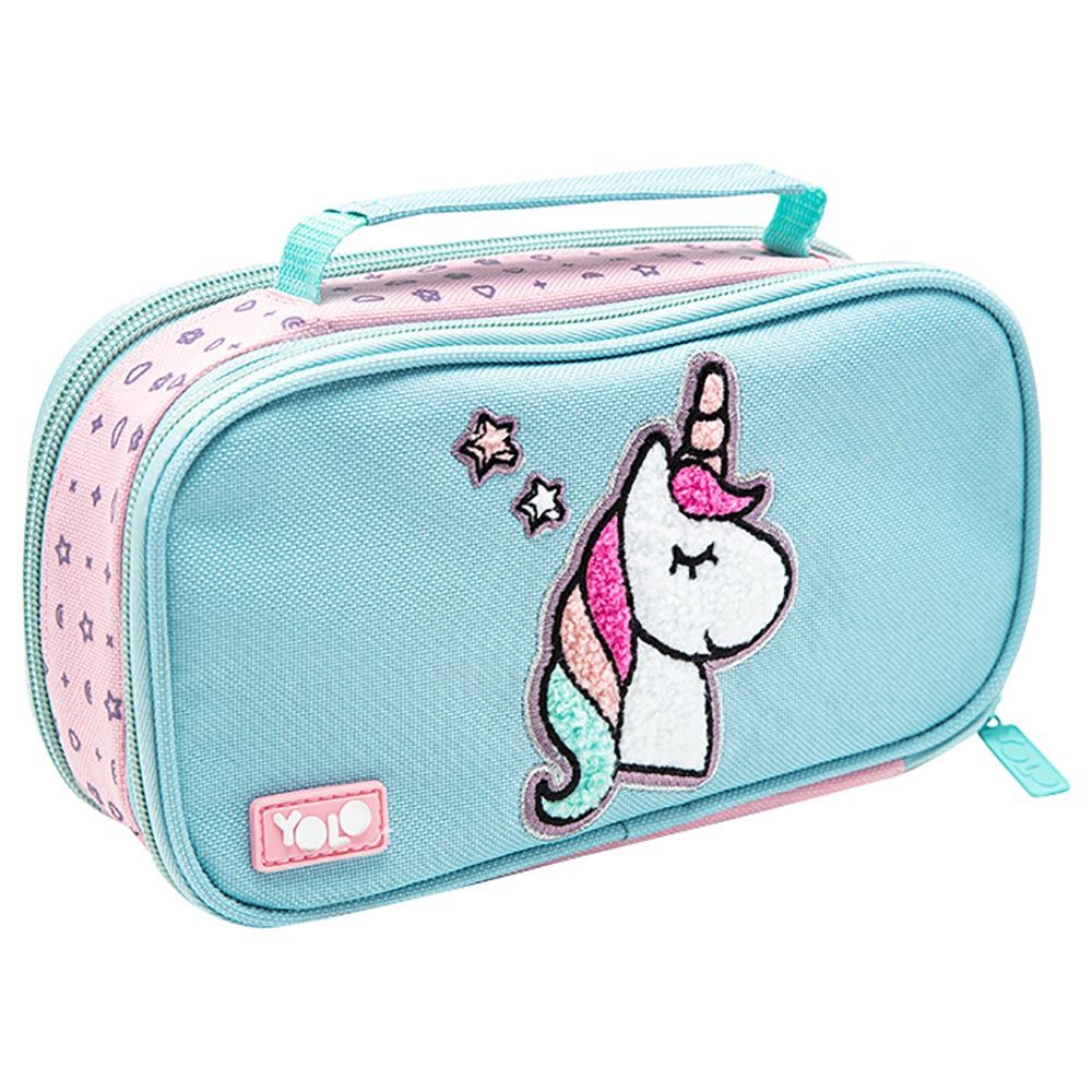 Yolo - Suitcase Pencil Case - Unicorn