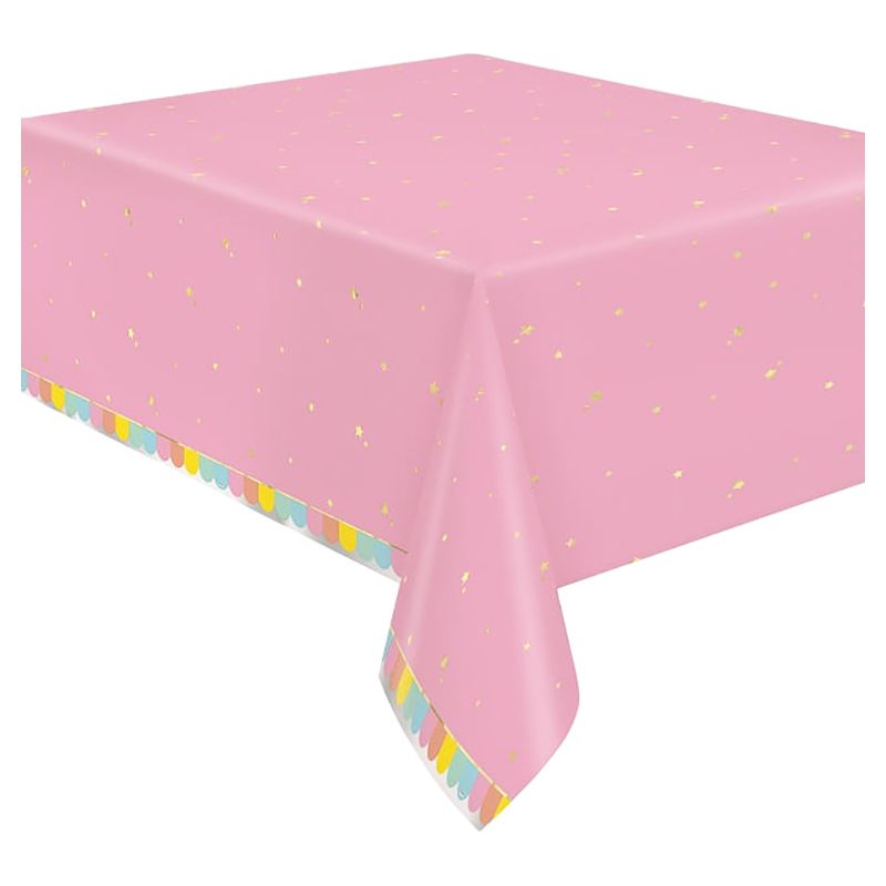 Unique - Pastel Ice Cream Printed Table Cover - Pink