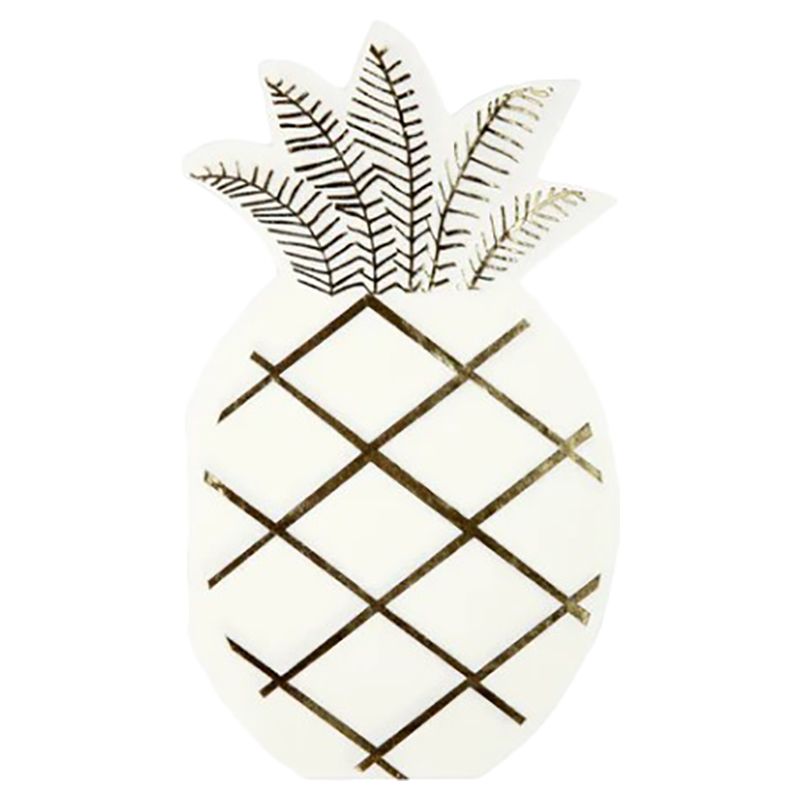 Meri Meri - Pineapple Napkins - 16Pcs