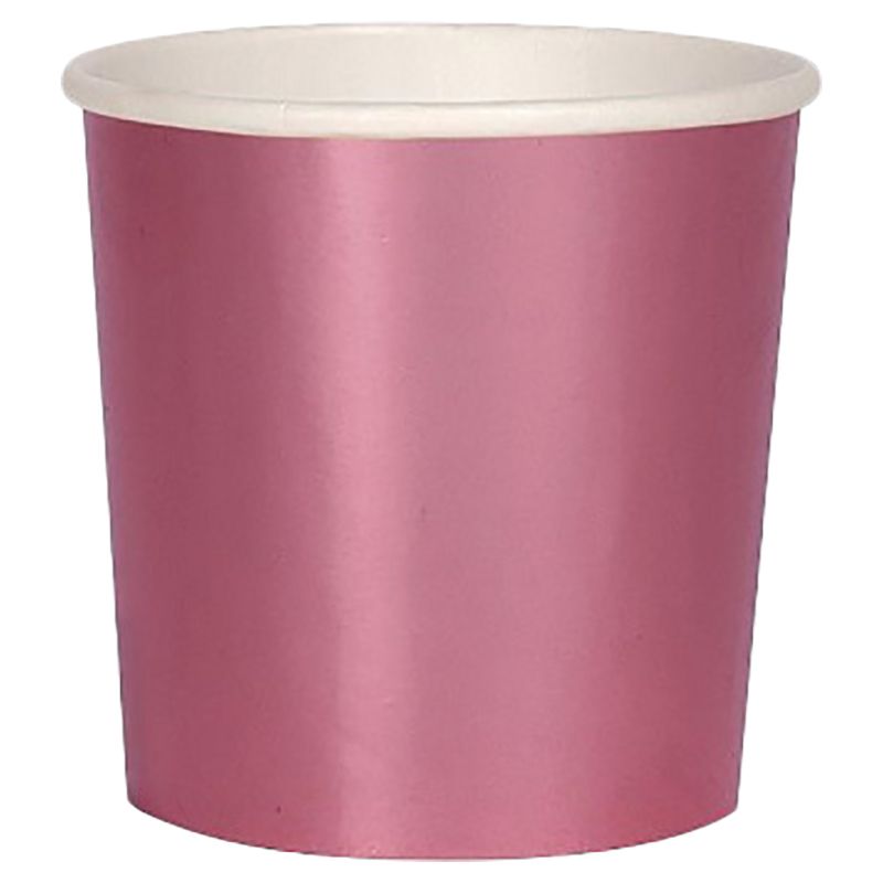 Meri Meri - 260ml Metallic Pink Tumbler Cups 8pcs