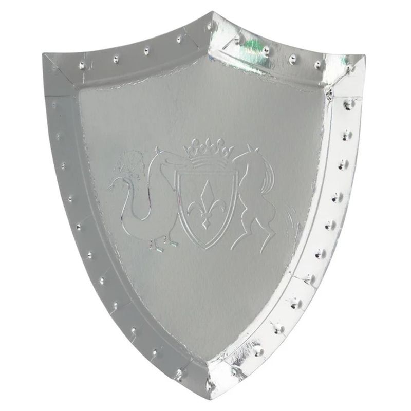 Meri Meri Shield Plate Silver