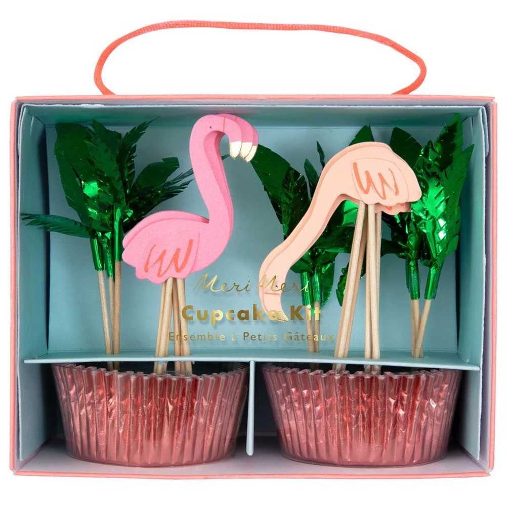 Meri Meri Flamingo Cupcake Kit Pink