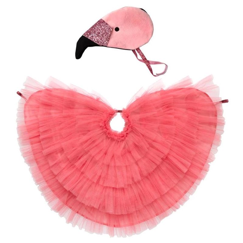 Meri Meri - Flamingo Cape Dress Up Pink