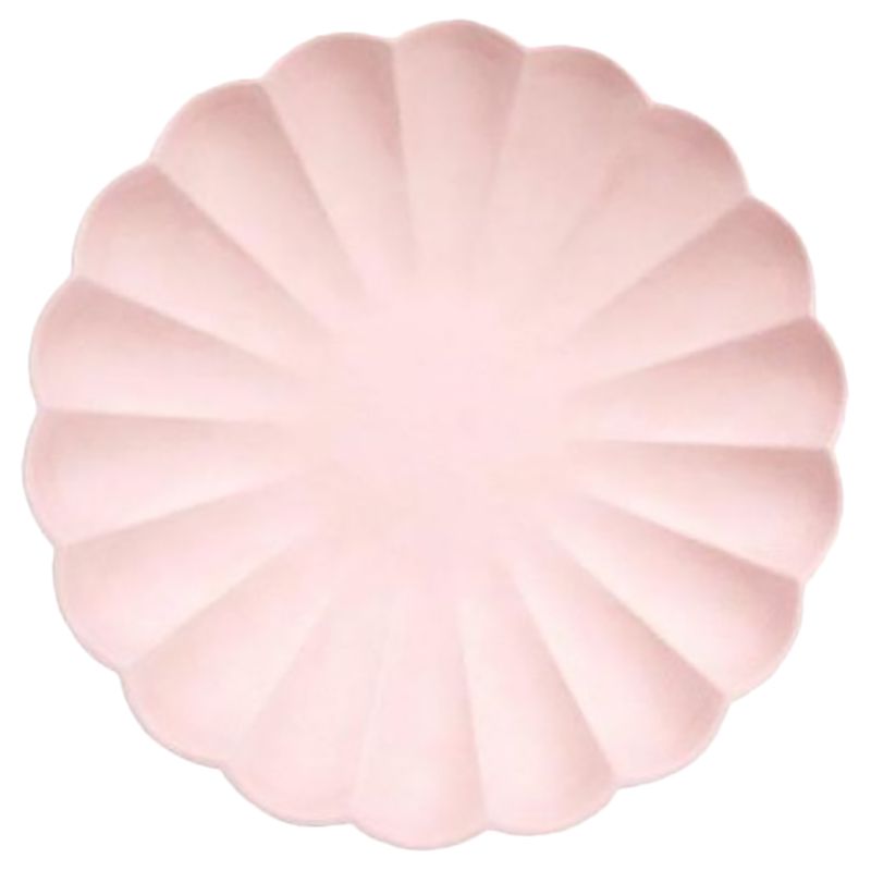 Meri Meri - Pink Simply Eco Small Plates 8pcs