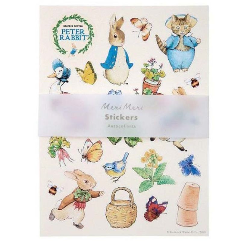 Meri Meri - Pack of 10 Peter Rabbit Sticker Sheets