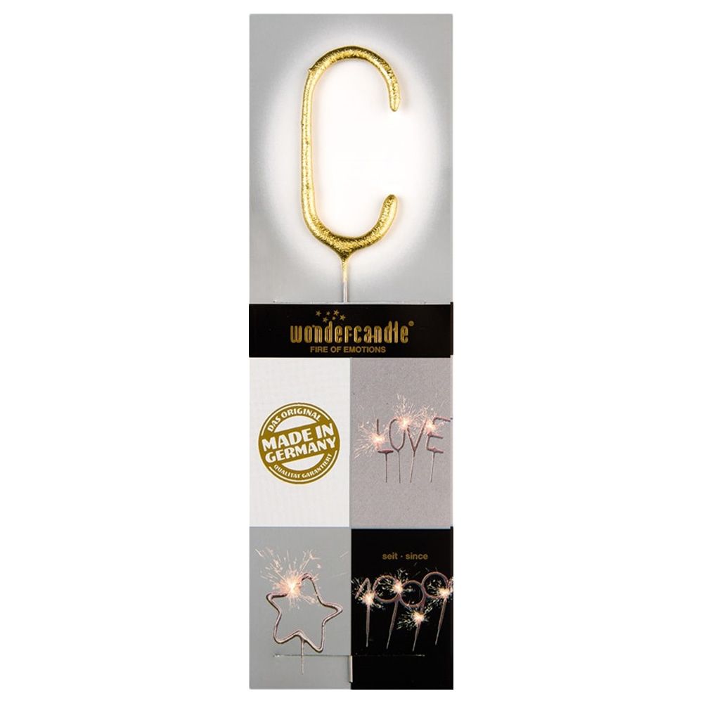 Wondercandle - Sparkler Candle C - Gold