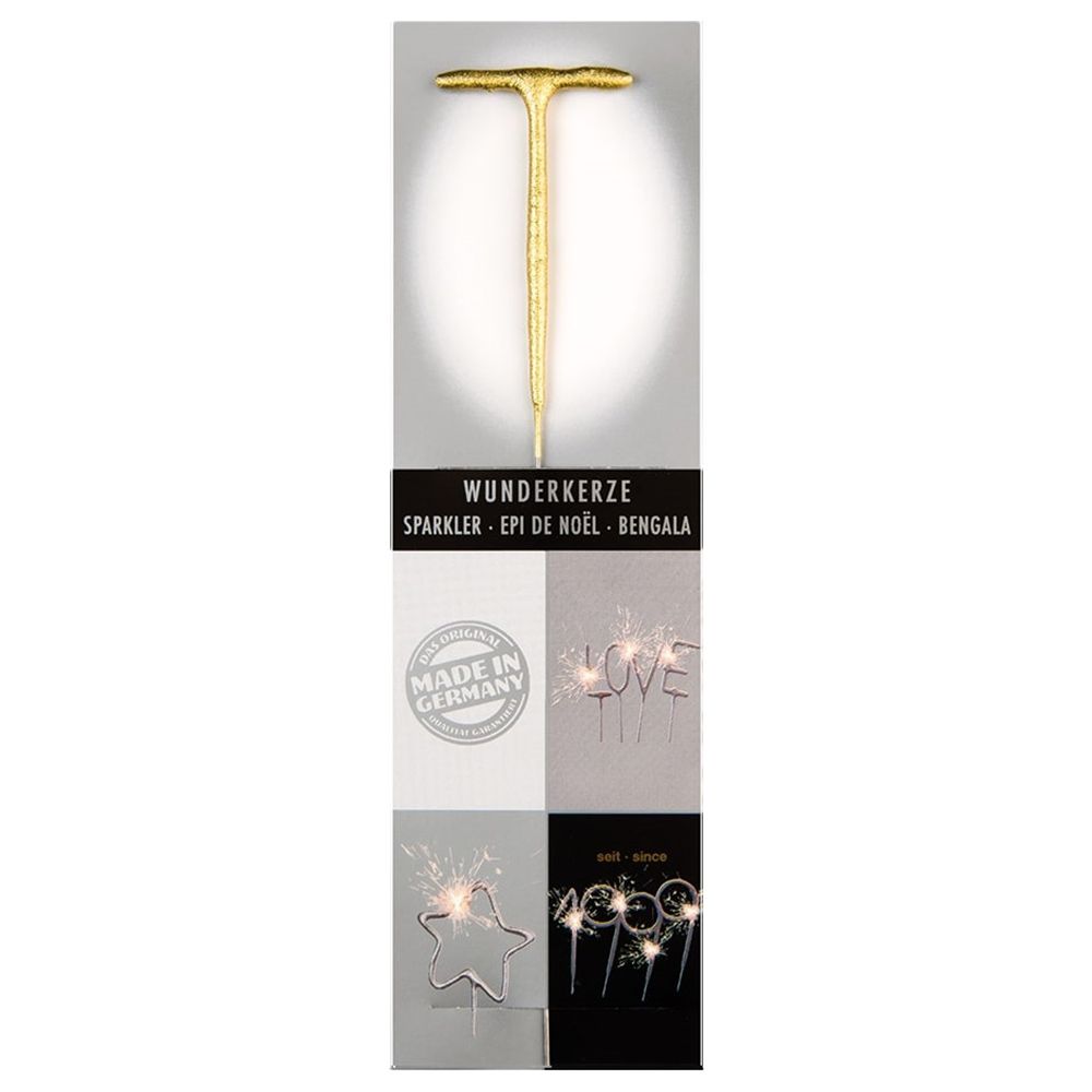 Wondercandle - Sparkler Candle T - Gold