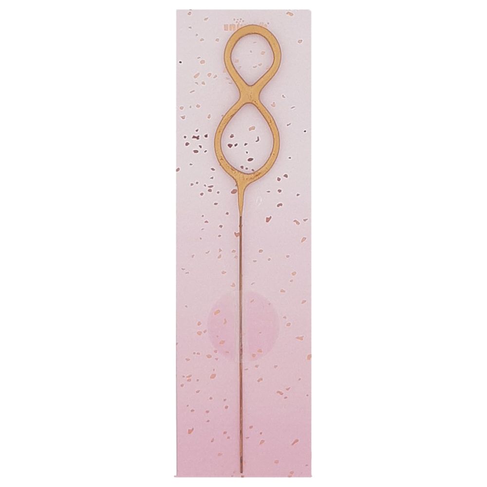 Wondercandle - Sparkler Candle 8 - Rose Gold