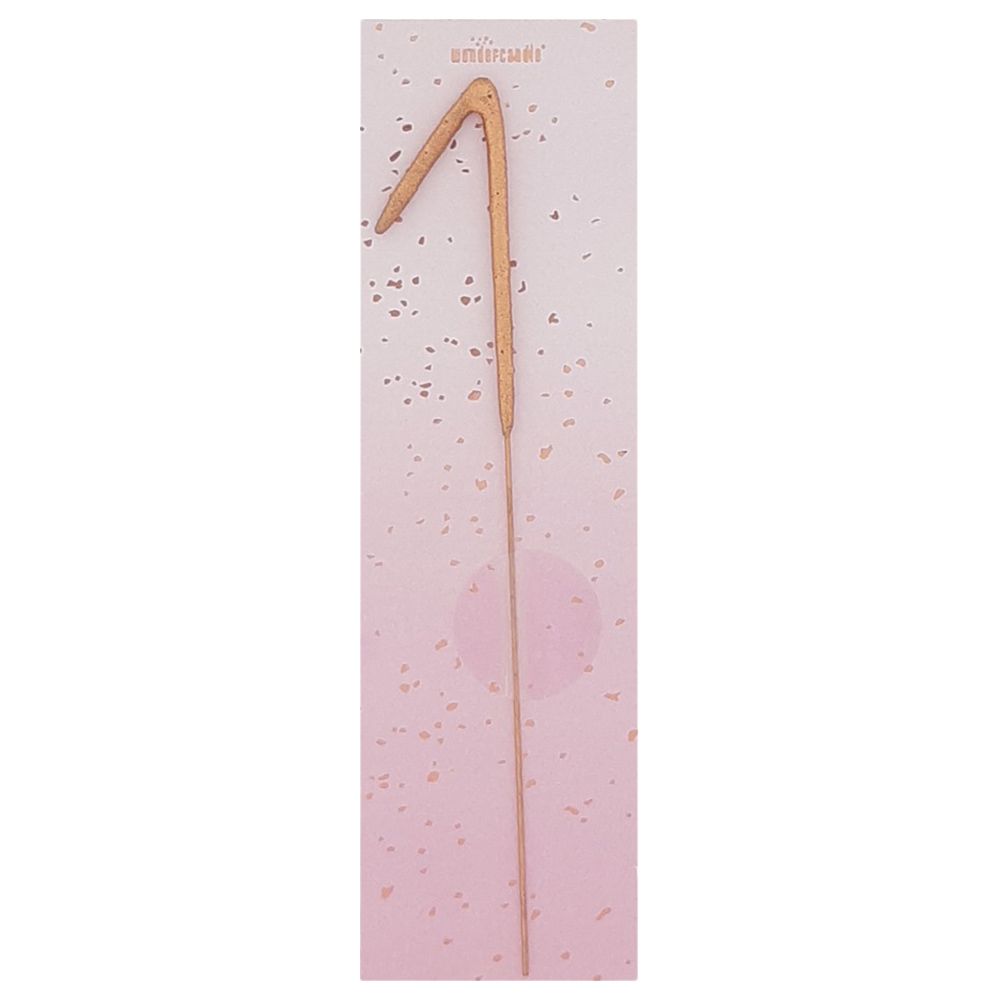 Wondercandle - Sparkler Candle 1 - Rose Gold