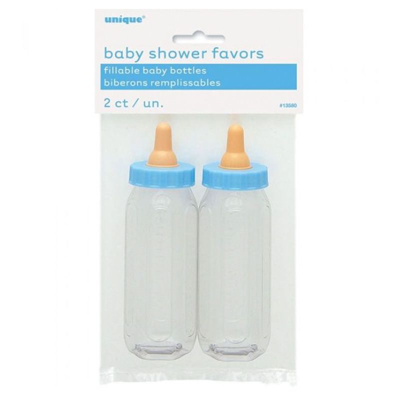 Unique - 5" Fillable Baby Bottle - Blue