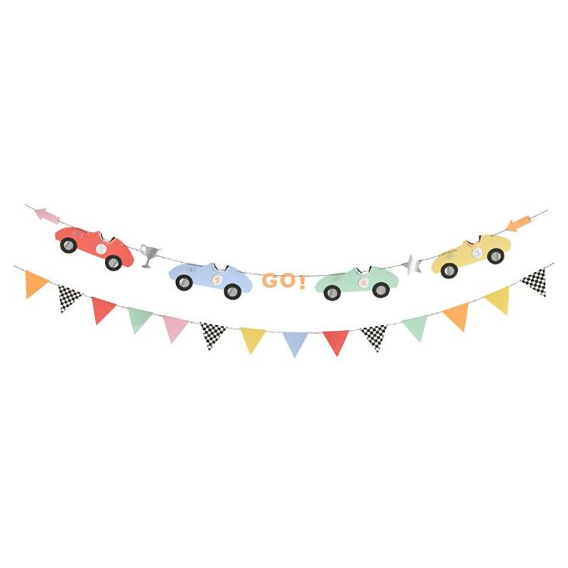 Meri Meri - Race Cars Garland Party Decoration